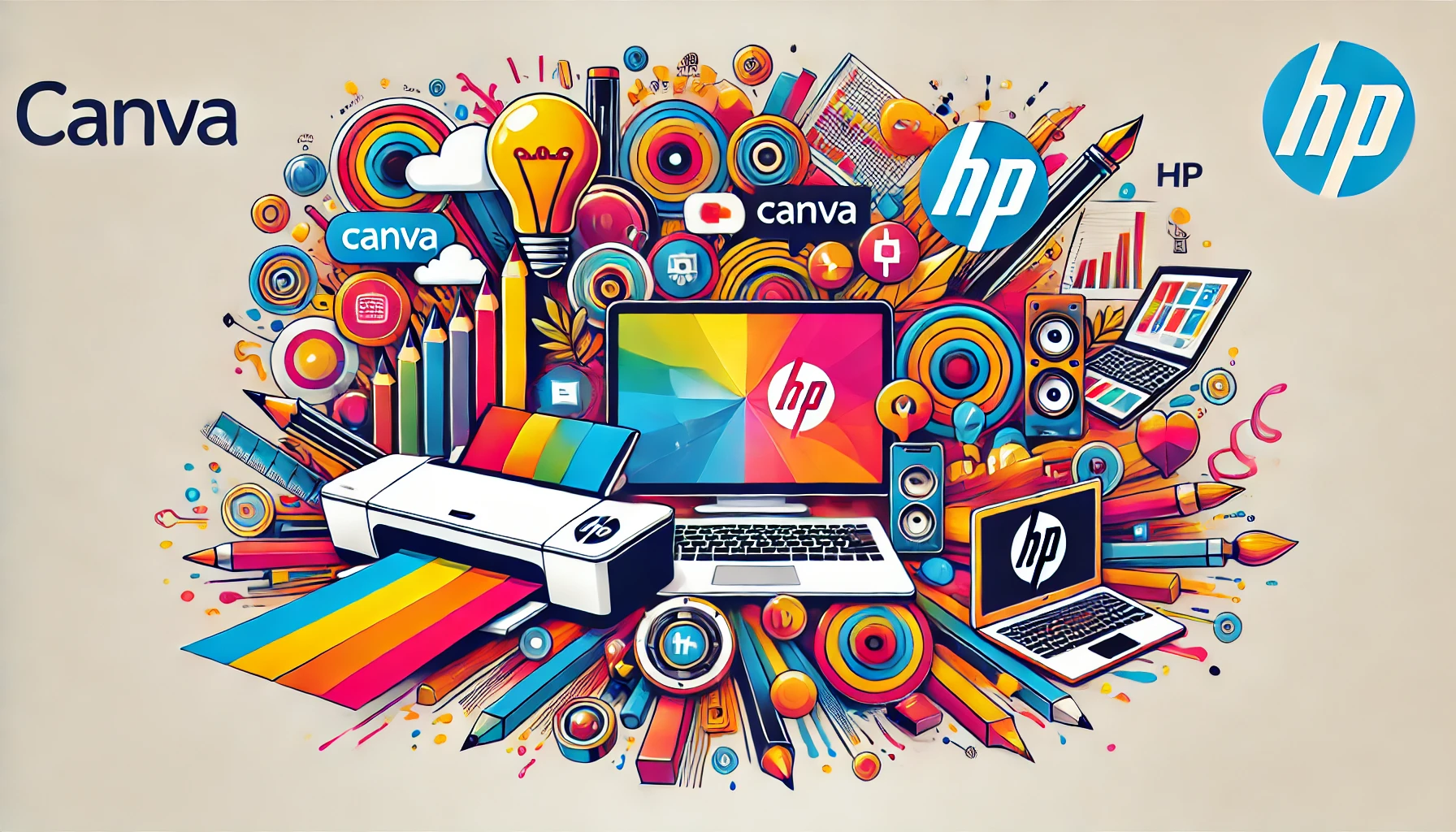 canva and HP